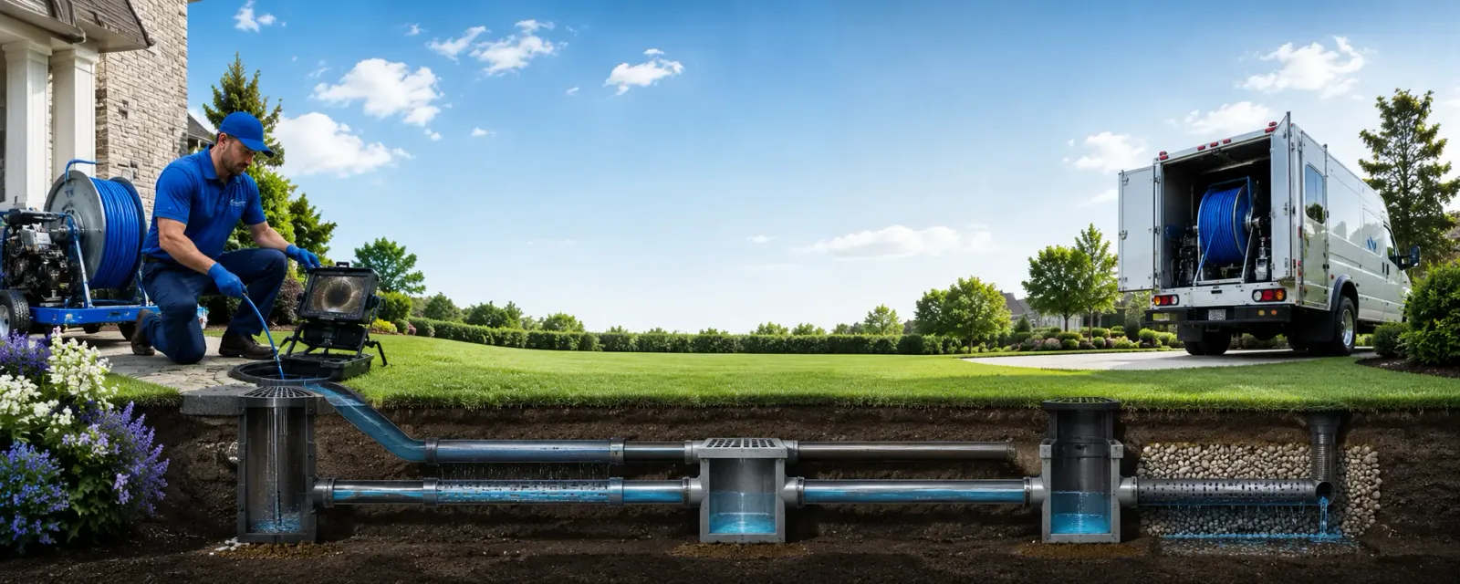 Outdoor drain cleaning information for Newburgh, IN